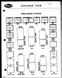 HINGE BEARING LOCATIONS Diagram and Parts List for FPR98A  Amana Refrigerator