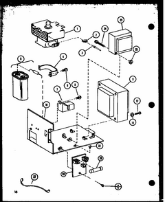 (rcr-700/p85727-1s) (rcr-1010/p85728-1s) (rcc-1010/p85729-1s) Diagram and Parts List for RVH-6 P85401-2S Amana Range