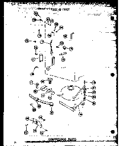 Section 5 Diagram and Parts List for UF12W-AG P60345-1WG Amana Freezer