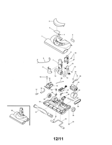 Part Location Diagram of KC84RDCXZ000 Maytag Vacuum beater bar