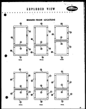 BREAKER FRAME LOCATIONS Diagram and Parts List for FPR98A  Amana Refrigerator