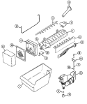 OPTIONAL ICE MAKER KIT - UKI1000AXX Diagram and Parts List for  Crosley Refrigerator