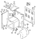 BODY Diagram and Parts List for  Jenn-Air Range