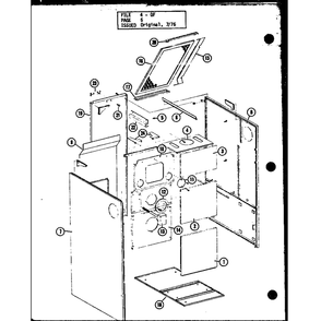 Part Location Diagram of R0178613 Whirlpool Panel-plenum