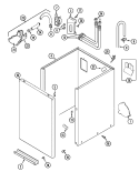 CABINET Diagram and Parts List for  Maytag Washer