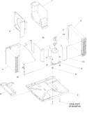 CHASSIS ASSEMBLY Diagram and Parts List for AAC121STA PAAC121STA0 Amana Air Conditioner