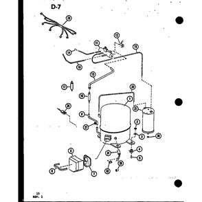 Part Location Diagram of D6876603H Whirlpool Compressor ag5561h