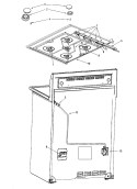 GAS CONTROLS Diagram and Parts List for  Jenn-Air Range