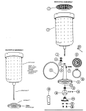 SPINCAN Diagram and Parts List for T1011  Hoover Washer