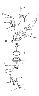 SPINCAN, PUMPBELT Diagram and Parts List for T1023-1  Hoover Washer