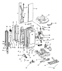 AGITATOR, MOTOR, HANDLE, MAINBODY Diagram and Parts List for U5102940  Hoover Upright Vacuum
