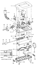 Part Location Diagram of H-43248057 Hoover Front Wheel Support Assembly