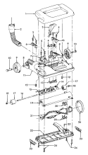 AGITATOR, MAINBODY, HOOD Diagram and Parts List for U5435906  Hoover Range Hood