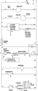WIRING INFORMATION Diagram and Parts List for  Crosley Refrigerator