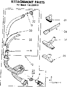 Part Location Diagram of 742965 Maytag Hose