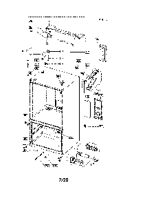 Cabinet Diagram and Parts List for 11175507020  Kenmore Refrigerator