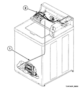 Harnesses Diagram and Parts List for SWT621LD  Speed Queen Washer
