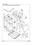 BODY Diagram and Parts List for  Maytag Range
