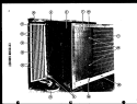 INTERIOR PARTS Diagram and Parts List for LKG-241  Amana Air Conditioner