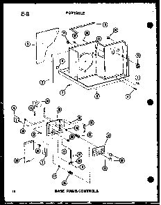 Section 4 Diagram and Parts List for ES6P-2SPMN P54972-34R Amana Air Conditioner