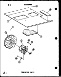 FAN MOTOR PARTS Diagram and Parts List for 6243P P6711931R Amana Air Conditioner