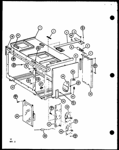 (rcr1020/p8576801s) (rcc1020/p8576901s) (rcc1020/p8576902s) (rcc1020/p8576903s) (rcr720/p8576701s) Diagram and Parts List for RVH6C P8540104S Amana Range