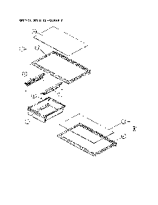 2 Full Glass Shelf Diagram and Parts List for 11170712910  Kenmore Refrigerator