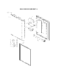 Fresh Food Door Diagram and Parts List for 11160515912  Kenmore Refrigerator