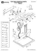 Part Location Diagram of 487596 Whirlpool WASHER