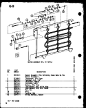 Page 2 Diagram and Parts List for PRH13333A P6954601R Amana Air Conditioner