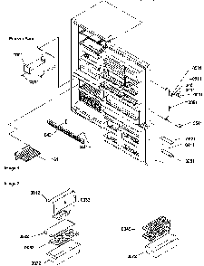 Door Handles & Accessories Diagram and Parts List for BX21TW-P1196513WW  Amana Refrigerator