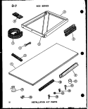 INSTALLATION KIT PARTS Diagram and Parts List for ES614-2R P5472097R Amana Air Conditioner