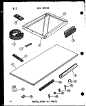 INSTALLATION KIT PARTS Diagram and Parts List for ES6243S P6711917R Amana Air Conditioner