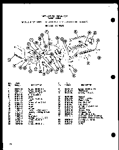 50 Cycle 8 Cube Compact Ice Maker Diagram and Parts List for SR19F1-G-P77000-8WG  Amana Refrigerator