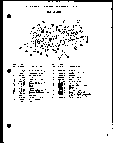 12 Cube Compact Ice Maker Diagram and Parts List for SDI22F-L-P7700011WL  Amana Refrigerator