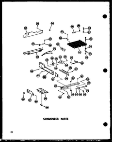 Compressor Parts Diagram and Parts List for SD19W-P60340-36W  Amana Refrigerator