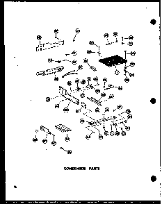 Condensor Parts Diagram and Parts List for SD19W-P60340-36W  Amana Refrigerator