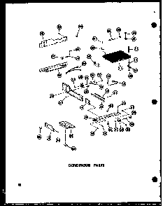 Condensor Parts Diagram and Parts List for SD19W-P60340-9W  Amana Refrigerator