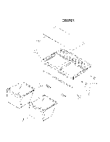 Crisper Diagram and Parts List for 11160512911  Kenmore Refrigerator