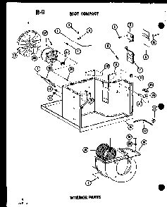 Section 2 Diagram and Parts List for ES12-2MN P68818-2R Amana Air Conditioner