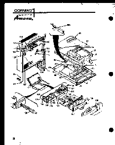 Section 8 Diagram and Parts List for ARC-2B P85122-2S Amana Range