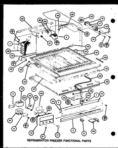 Section 29 Diagram and Parts List for CIC-4H-P7621308W  Amana Refrigerator