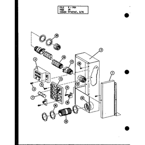 Control Box Diagram and Parts List for D54475-3 P54475-3C Amana Air Conditioner