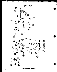 Section 3 Diagram and Parts List for UF12K-AG P60250-9WG Amana Freezer