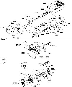 Part Location Diagram of D7846303* Maytag Ice maker(see image 3 pages 28 & 29 for Assembly br...