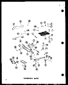 Condensor Parts Diagram and Parts List for SP19E-G-P74870-13WG  Amana Refrigerator