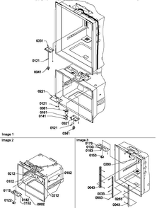 Light Switches & Drain Funnel Diagram and Parts List for BX21TW-P1196515WW  Amana Refrigerator