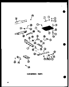 Condenser Parts Diagram and Parts List for ESR17N-A-P60350-52WA  Amana Refrigerator