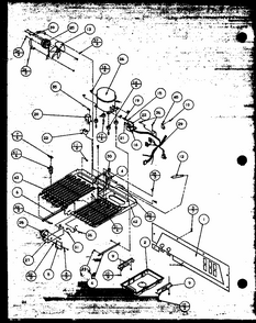 Machine Compartment (sbi20mw/p1120102ww) (sbd20mw/p1120201ww) Diagram and Parts List for SBI20M-P1120202W  Amana Refrigerator