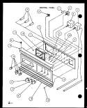 CONTROL PANEL Diagram and Parts List for AO27DC P8575502S Amana Wall Oven